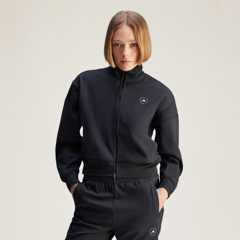 Huppari adidas Performance adidas by Stella McCartney Knitted Track Jacket Musta | JJ0084
