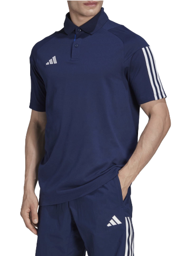 T-paita adidas Performance Tiro 23 Competition Polo Tummansininen | hk8052