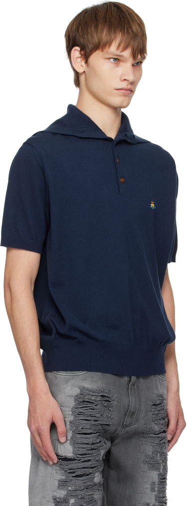 Poolopaita Vivienne Westwood Vivienne Westwood Alex Knit Polo Musta | 2701001P-Y001V-, 4