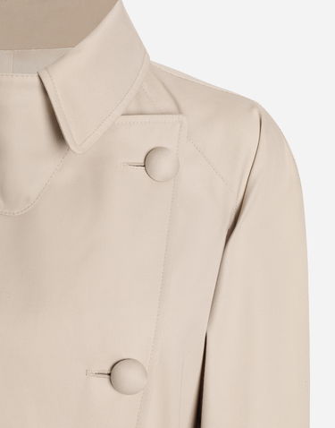Trenssitakki Dolce & Gabbana Dolce & Gabbana Cotton Drill Trench Coat Beige | F0W3STHUMVMM0299, 2