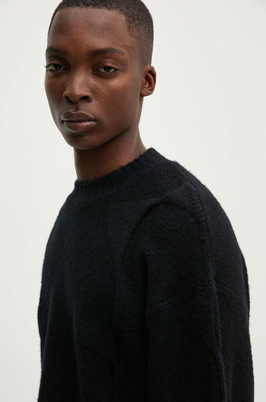 Villapaita HELIOT EMIL Black Warm Wool Sweater Musta | PREAW24.M.07.063.BLK01, 6