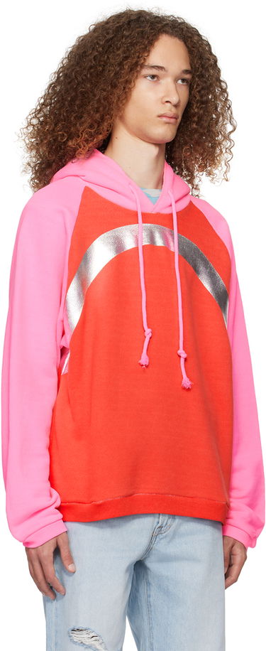 Huppari ERL Rainbow Print Hoodie Punainen | ERL07T033, 1