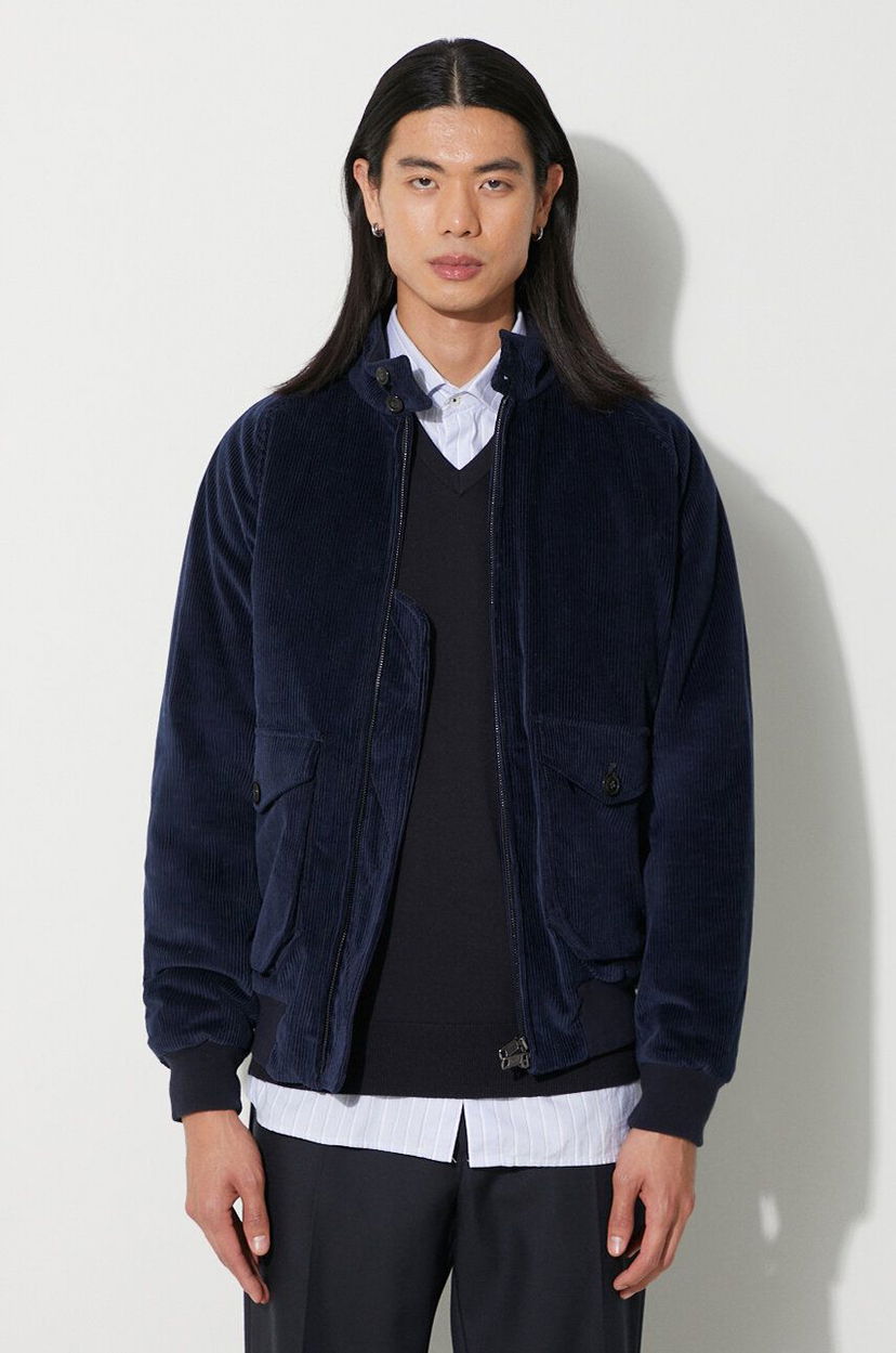 Bomber-takki Baracuta Cord G9 AF Bomber Jacket Sininen | BRCPS0970