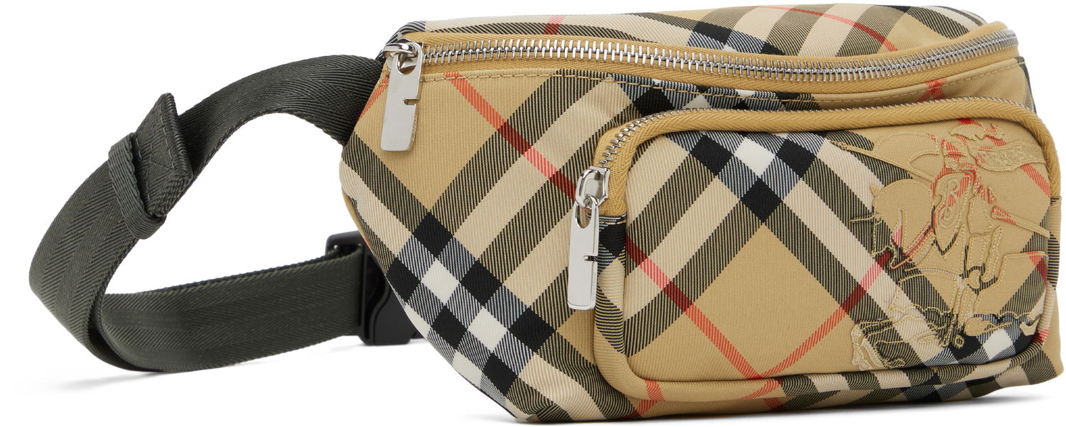 Vyötärölaukku Burberry Burberry Small Check Belt Bag Beige | 8106714, 1