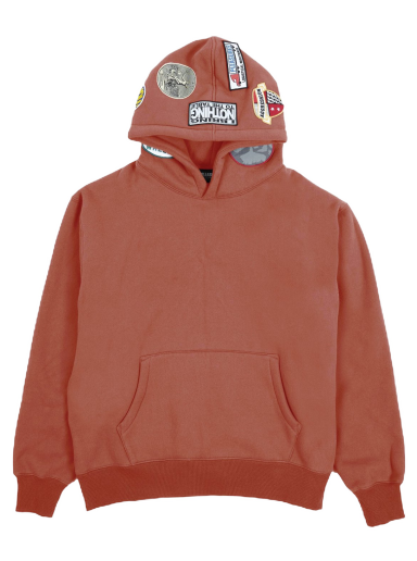 Huppari Pleasures Worms Hoodie Ruskea | P23F022-RUST