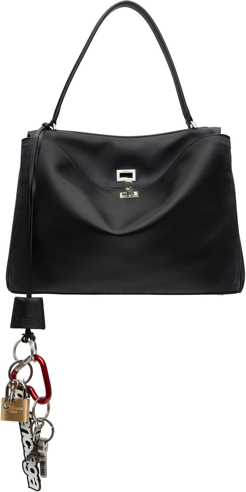 Käsilaukku Balenciaga Balenciaga Rodeo Medium Charm Bag Musta | 789772 2AA8U