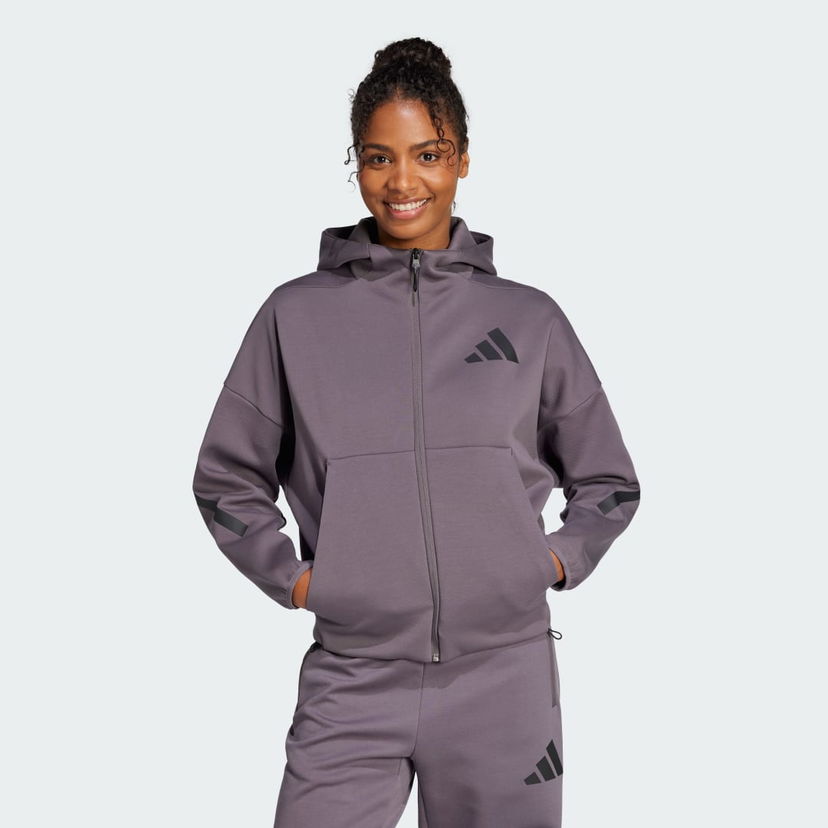 Huppari adidas Performance Z.N.E. Full-Zip Training Hoodie Violetti | JD5985