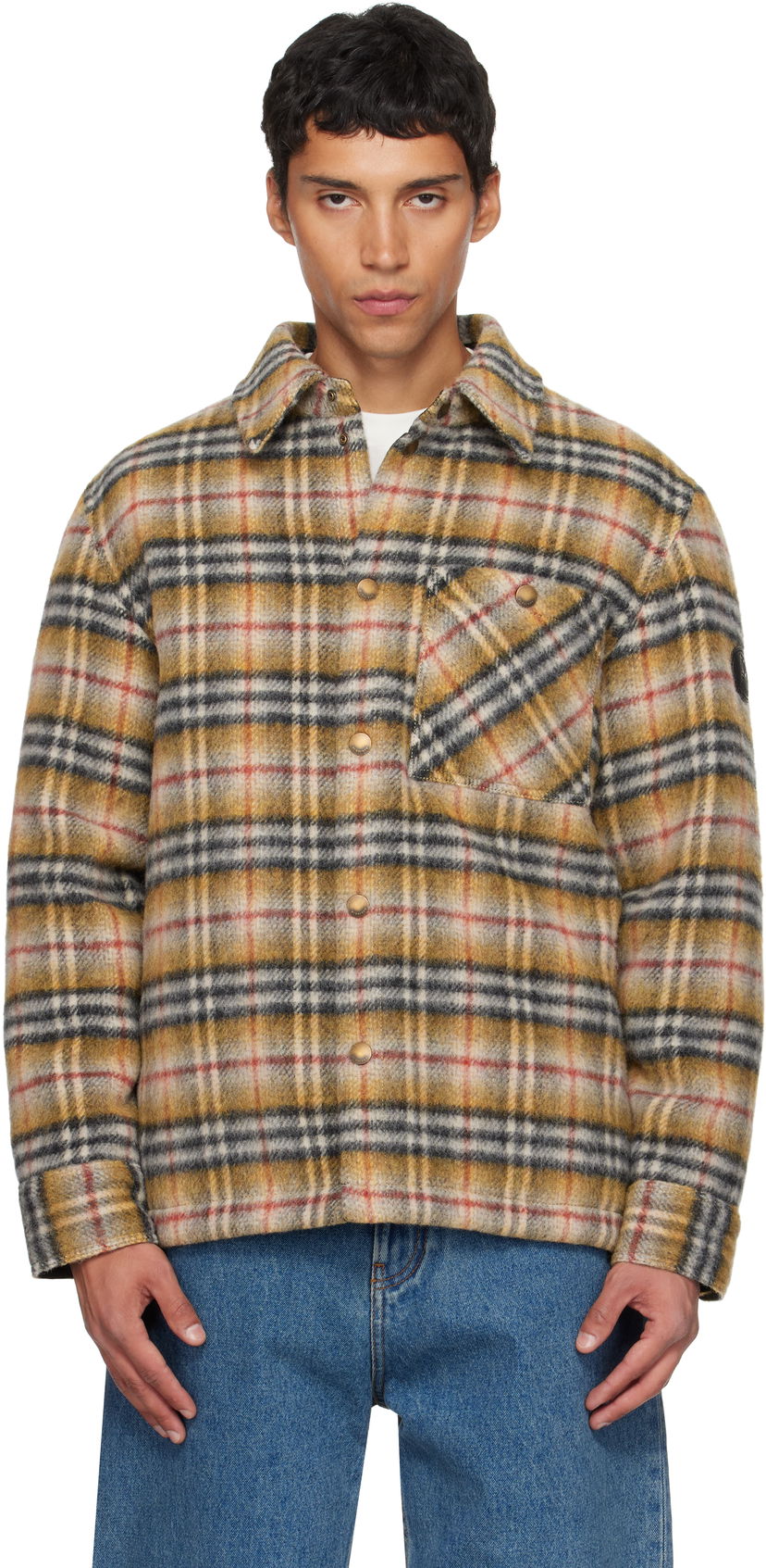Takki Burberry Burberry Check Insulated Jacket Keltainen | 8110913