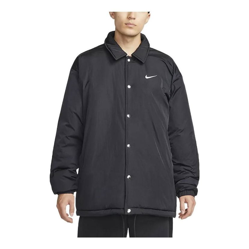 Parka Nike Insulated Coaches Jacket Musta | DQ4925-010