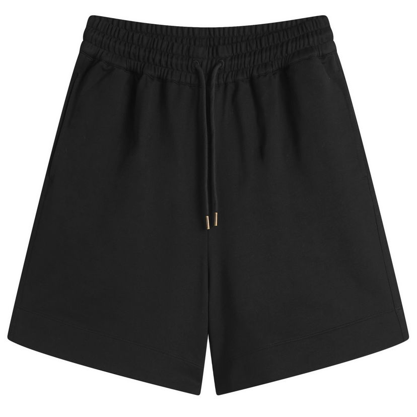 Shortsit Moncler Moncler Women's Long Sweat Shorts, Size Large Musta | 8H000-11-89A1K-999