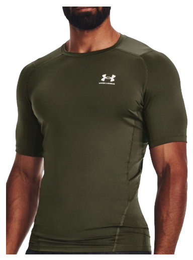 T-paita Under Armour HG Armour Comp Vihreä | 1361518-390