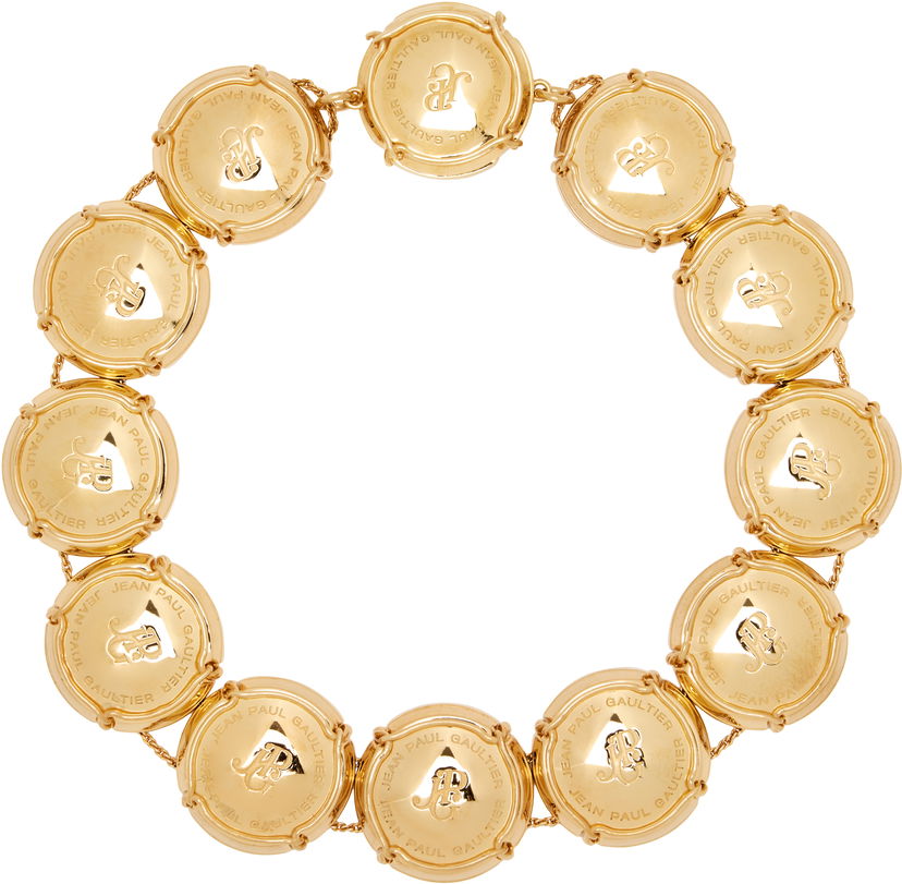 Kaulakoru Jean Paul Gaultier Jean Paul Gaultier Gold Champagne Cork Chain Necklace Keltainen | 25/03-W-JW005-X053-92