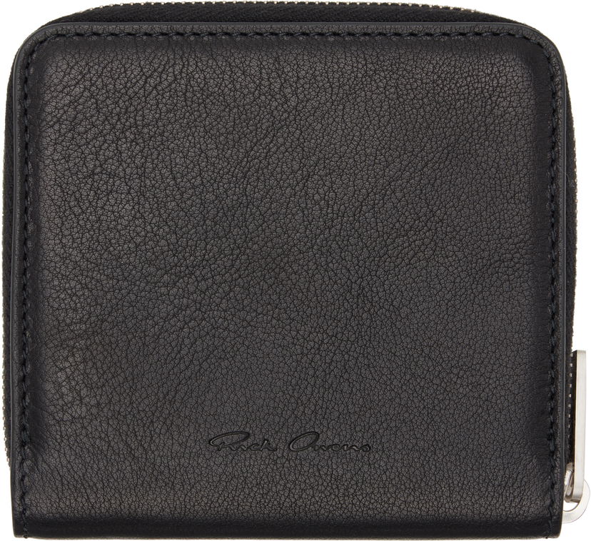 Lompakko Rick Owens Rick Owens Concordians Zipped Wallet Musta | RA02E0716 LBU