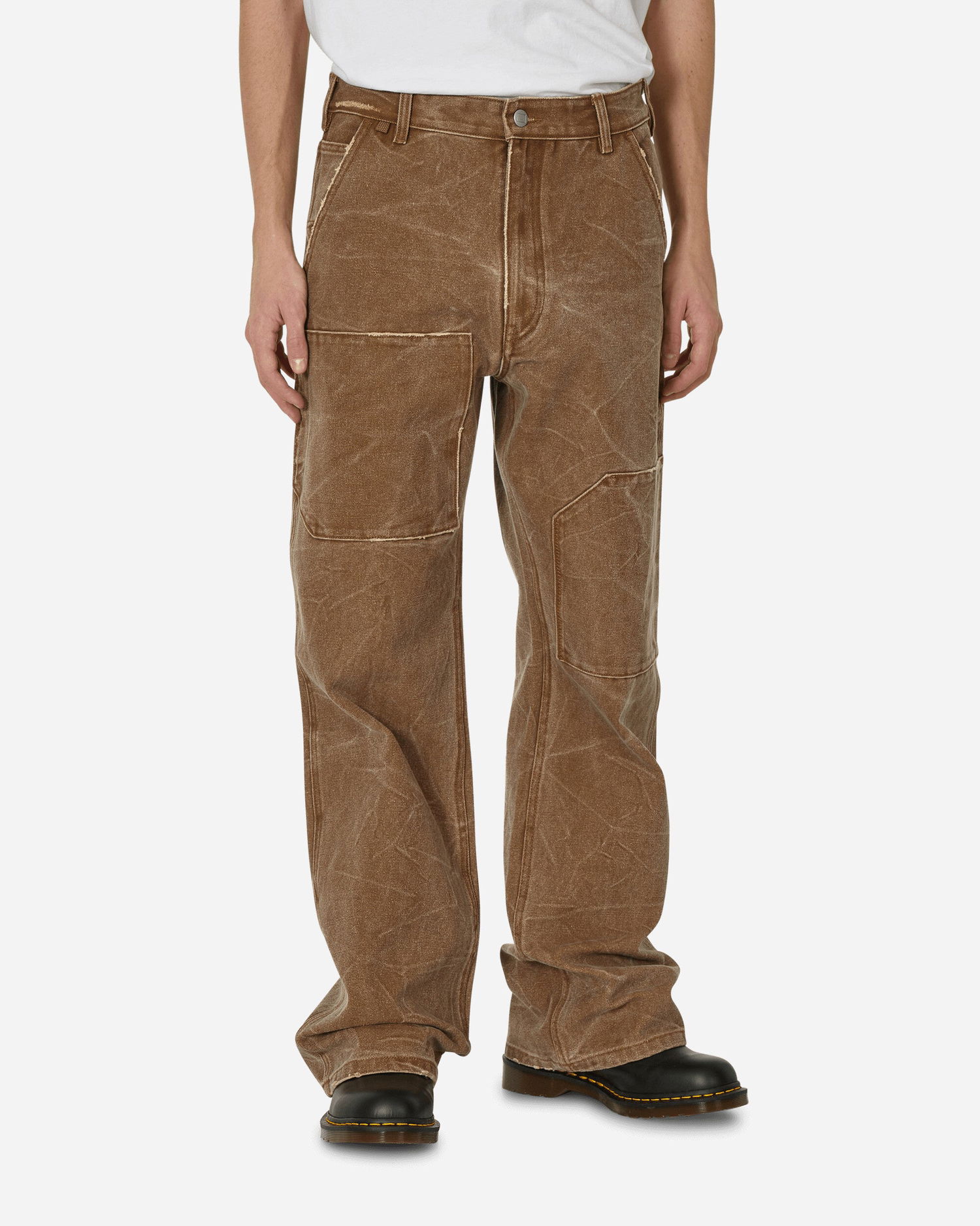 Housut Acne Studios Patch Canvas Trousers Ruskea | CK0101- ALL, 1