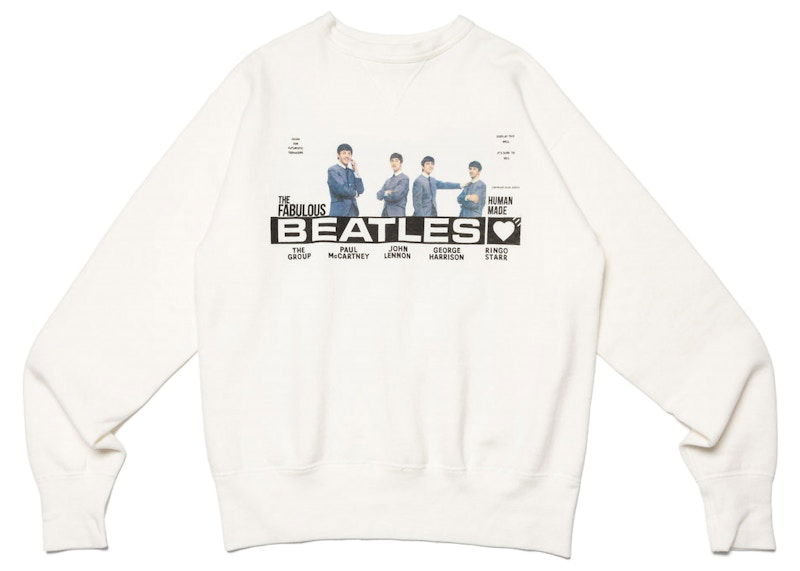 Huppari Human Made Beatles Sweatshirt Valkoinen | HM25CS014, 0