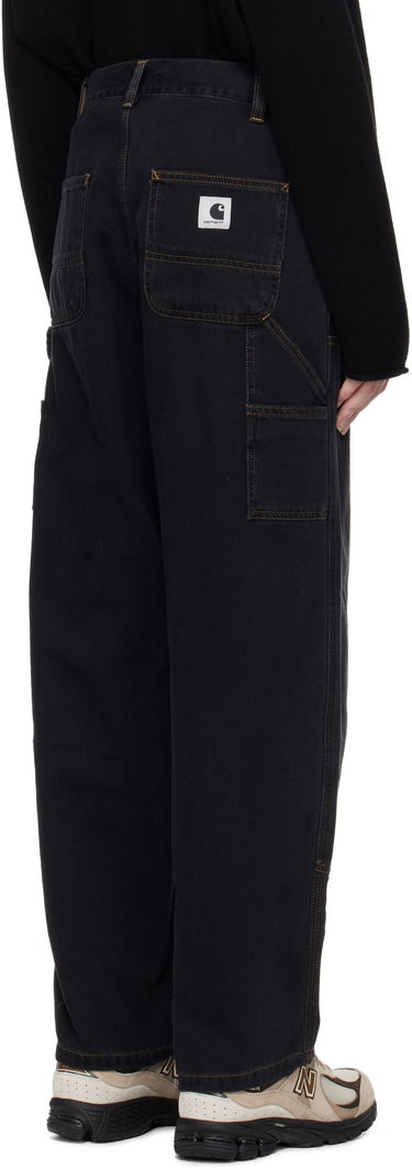 Cargo housut Carhartt WIP Double Knee Denim Work Pants Musta | I034229 8906, 2