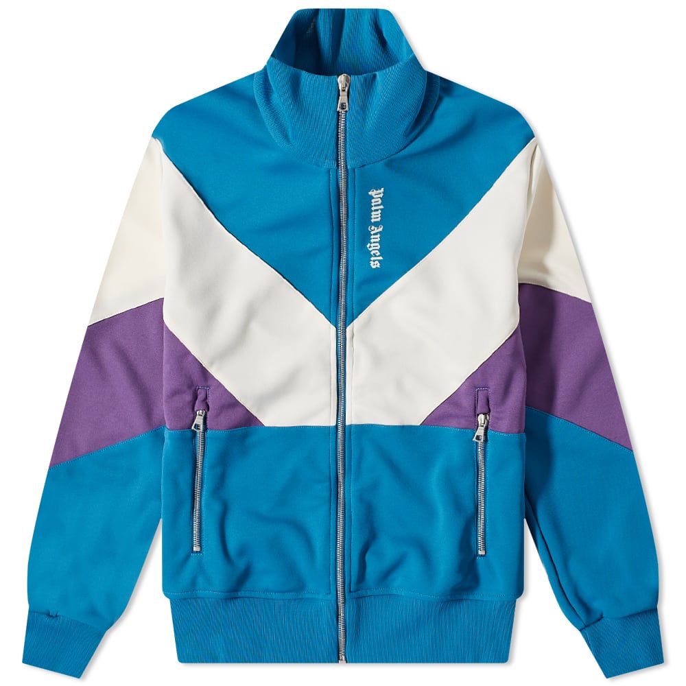 Bomber-takki Palm Angels Colourblock Track Jacket Sininen | PMBD034F22FAB0014703, 0