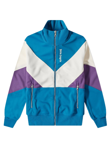 Bomber-takki Palm Angels Colourblock Track Jacket Sininen | PMBD034F22FAB0014703