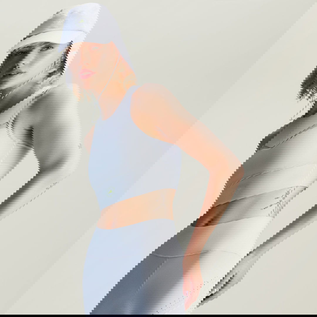 Crop top adidas Performance Crop Top adidas by Stella McCartney Training Valkoinen | IW9897, 0