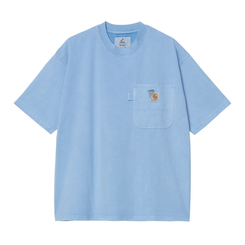 T-paita Carhartt WIP Pigment Dyed Pocket T-Shirt Sininen | A242063_9