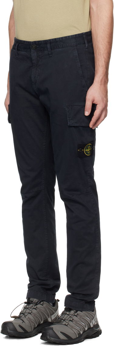 Cargo housut Stone Island Stone Island 'OLD' Broken Twill Cargo Pants Tummansininen | K1S153100306S0004, 3