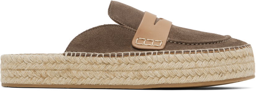 Tennarit ja kengät JW Anderson JW Anderson Espadrille Loafer Mules Ruskea | LF0054-LA0240