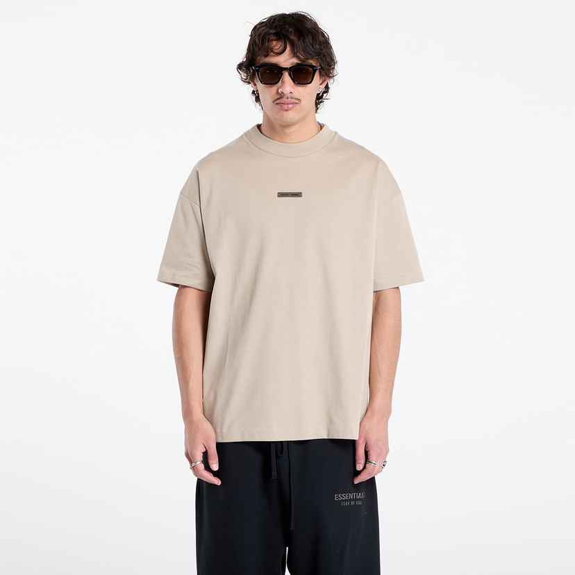 T-paita Fear of God Fear of God Essentials Classic Short Sleeve T-Shirt Beige | 125SP254191F-198