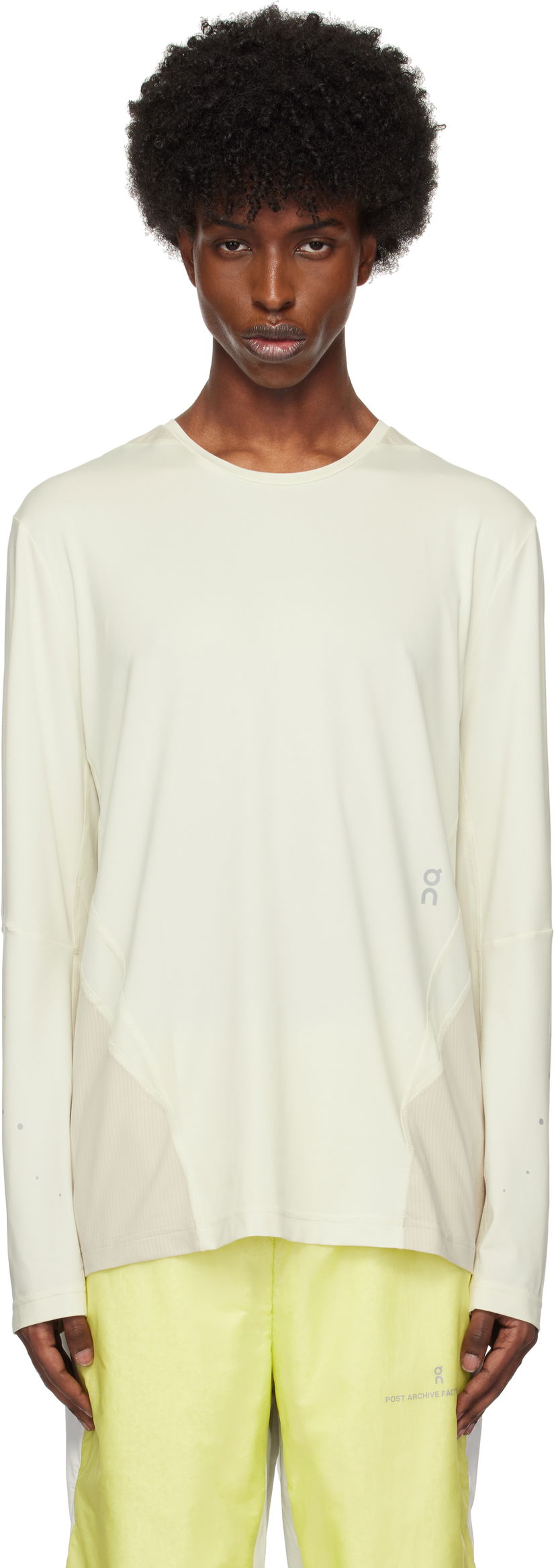 T-paita Post Archive Faction (PAF) Running Long T-shirt Valkoinen | 1UE10110021