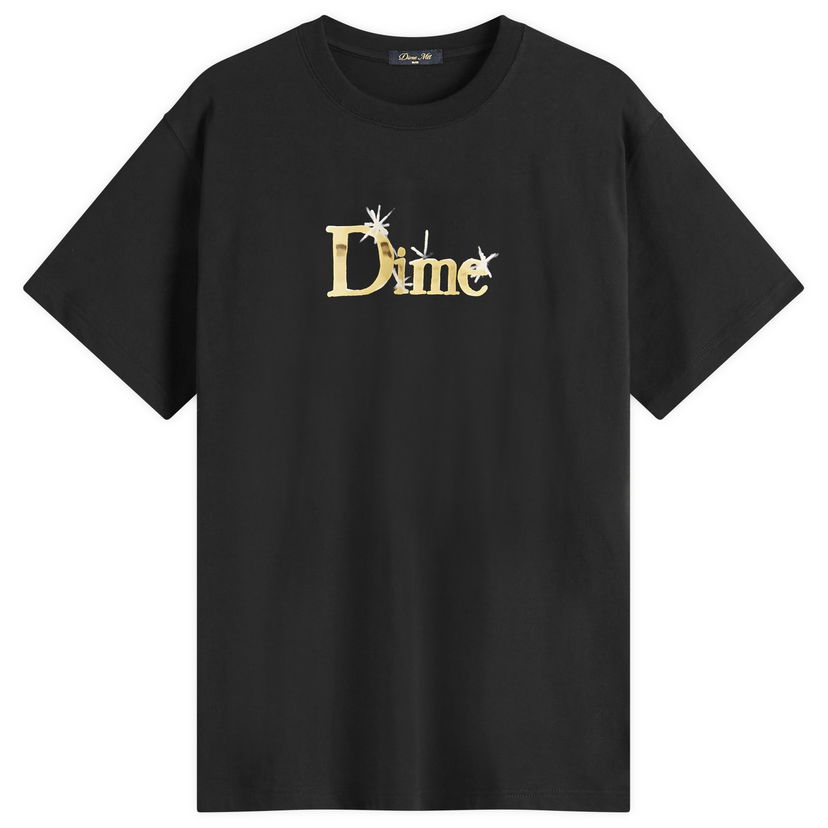 T-paita Dime Classic Shiny T-Shirt, Size Large Musta | DIME2SP2549BLK