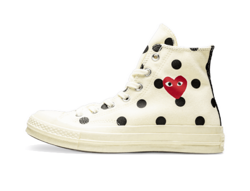 Tennarit ja kengät Converse Comme des Garçons PLAY x Chuck Taylor All-Star 70s Hi Beige | 157251C