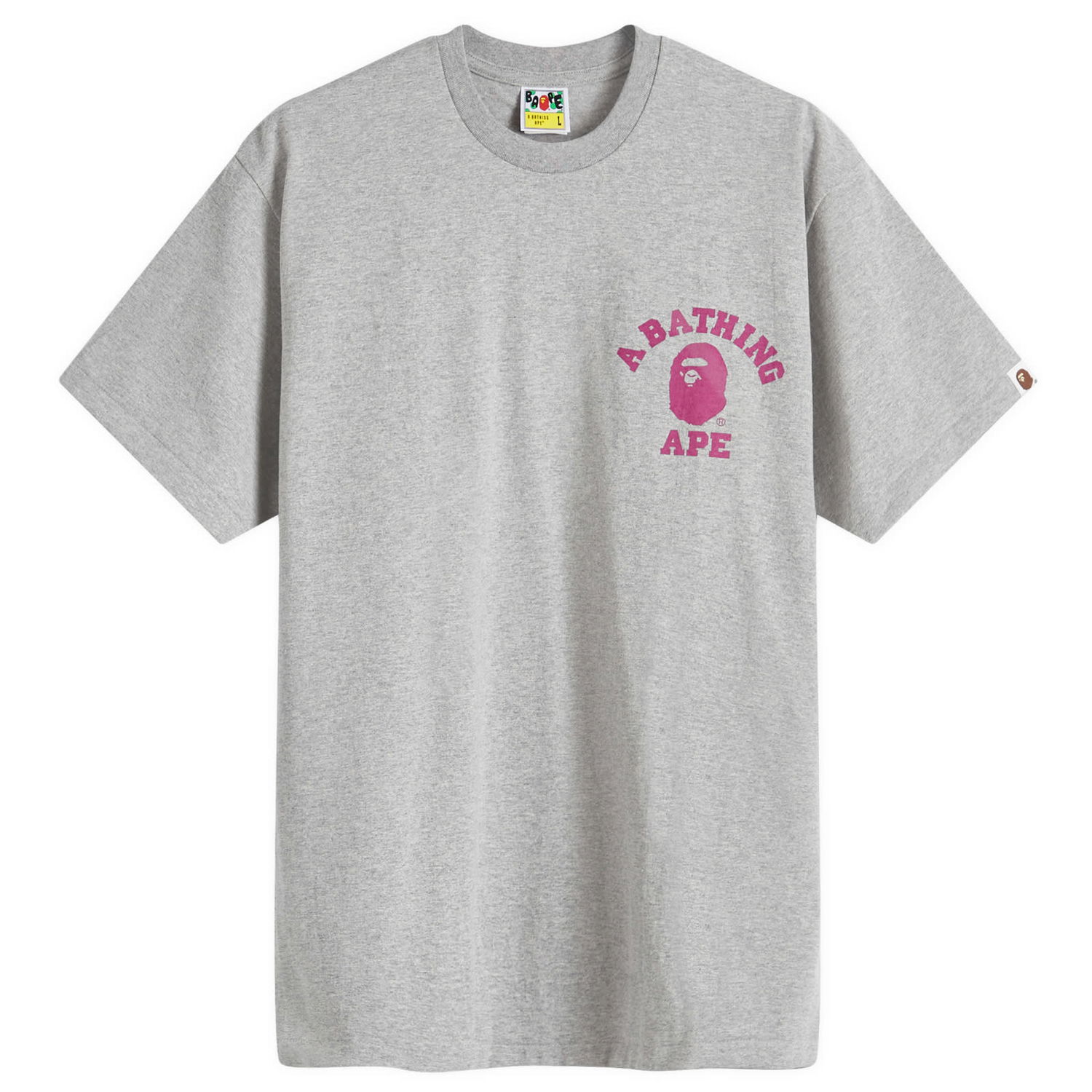 T-paita BAPE A Bathing Ape Colour Camo College ATS T-Shirt Harmaa | 001TEK301022M-GRY, 0