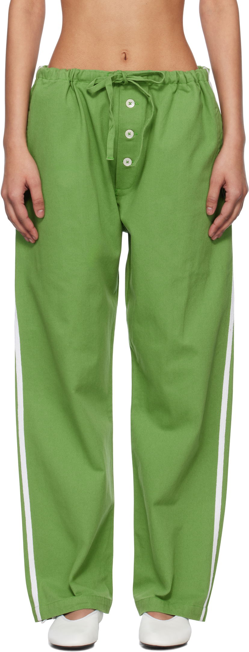 Verryttelyhousut Bode Bode Italia Trousers Vihreä | MRS25BT034