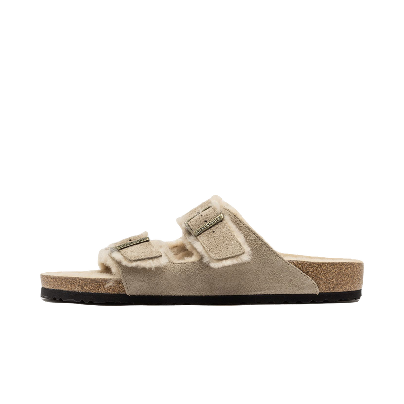 Tennarit ja kengät Birkenstock Arizona Shearling Suede Leather Beige | 1028226
