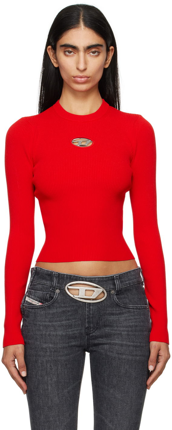 Villapaita Diesel M-Valari Sweater Punainen | A15328 0DLAX