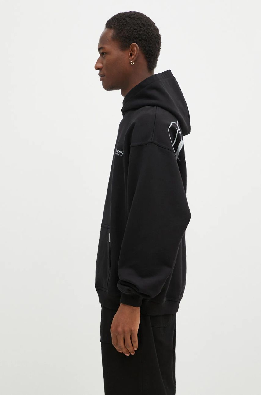 Huppari Represent Clo Owners Club Script Hoodie Musta | OCM41200.001, 1