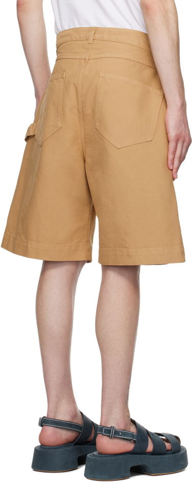Shortsit JW Anderson JW Anderson Twisted Workwear Shorts Beige | SR0108-PG1744, 2