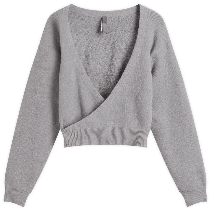 Villapaita SKIMS Textured Knit Crop Cardigan Harmaa | LS-LST-9922W-DHG