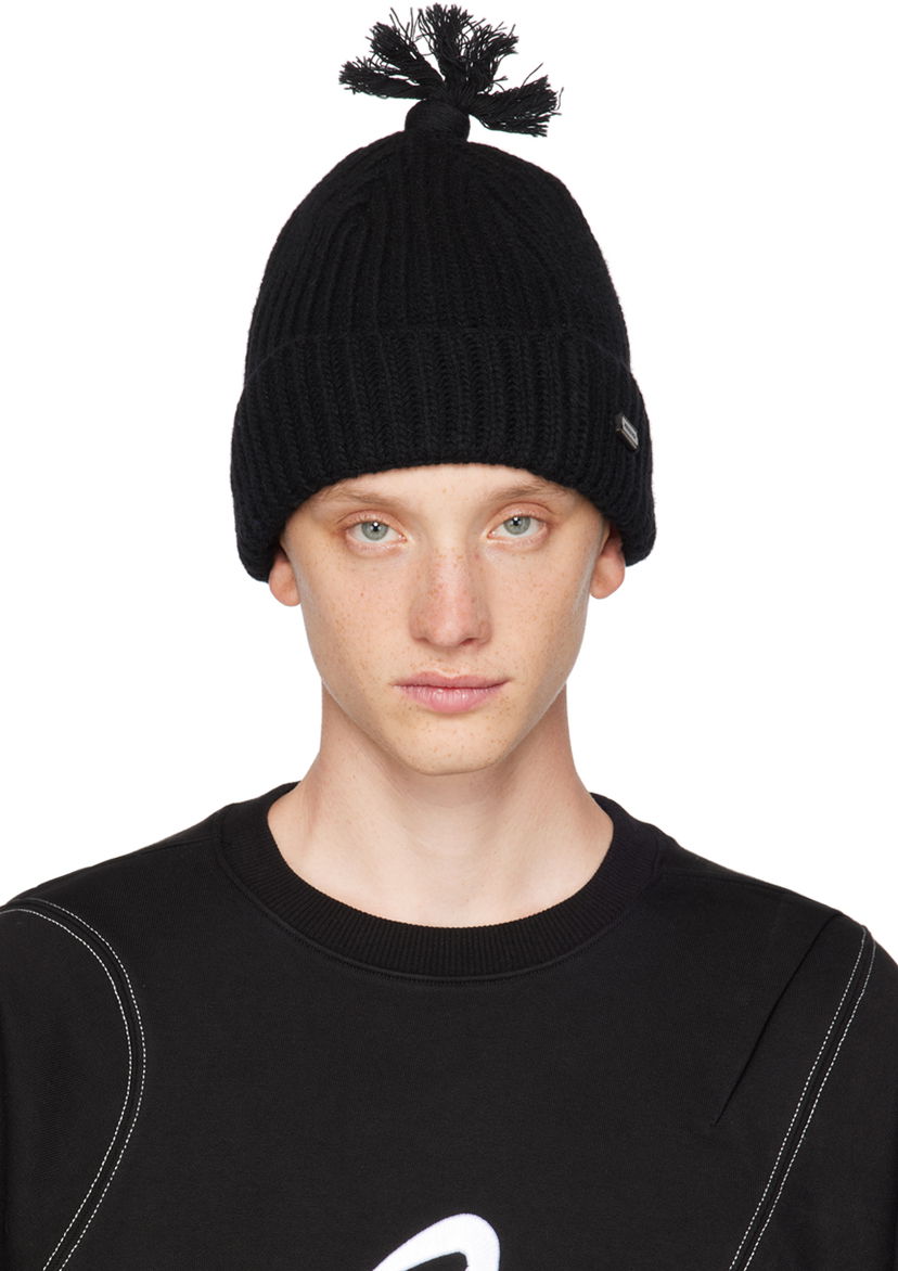 Pipo ADER ERROR Pom-Pom Beanie Musta | BMADFWHW0505BK