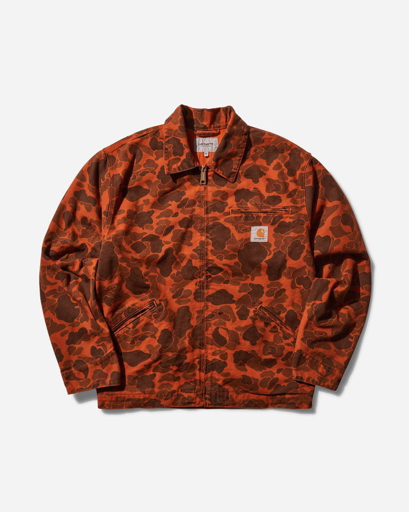 Takki Carhartt WIP Duck Detroit Jacket Camo Duck Green / Turmeric Burgundia | I034281 2FAGD