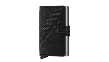 Lompakko Secrid Miniwallet "Stitch Linea Black" Musta | MSt-Linea-Black, 0
