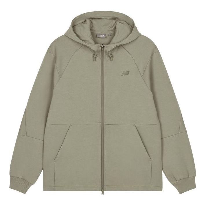 Huppari New Balance Classic Hooded Jacket Vihreä | 6DD38651-DB