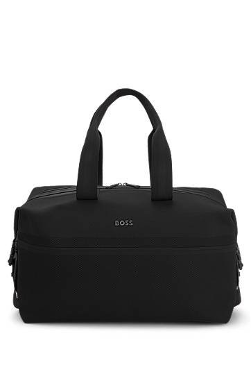 Matkalaukku BOSS BOSS Mixed-Structure Holdall Musta | 50548308, 0