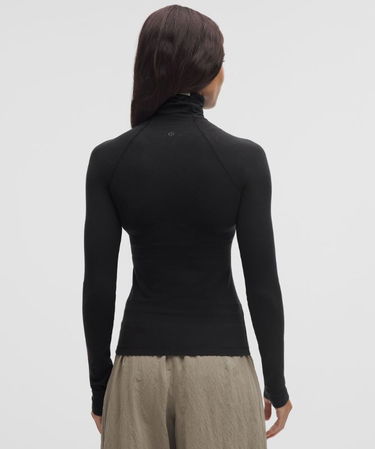 Villapaita lululemon Wool-Blend Turtleneck Base Layer Musta | prod20001527, 2