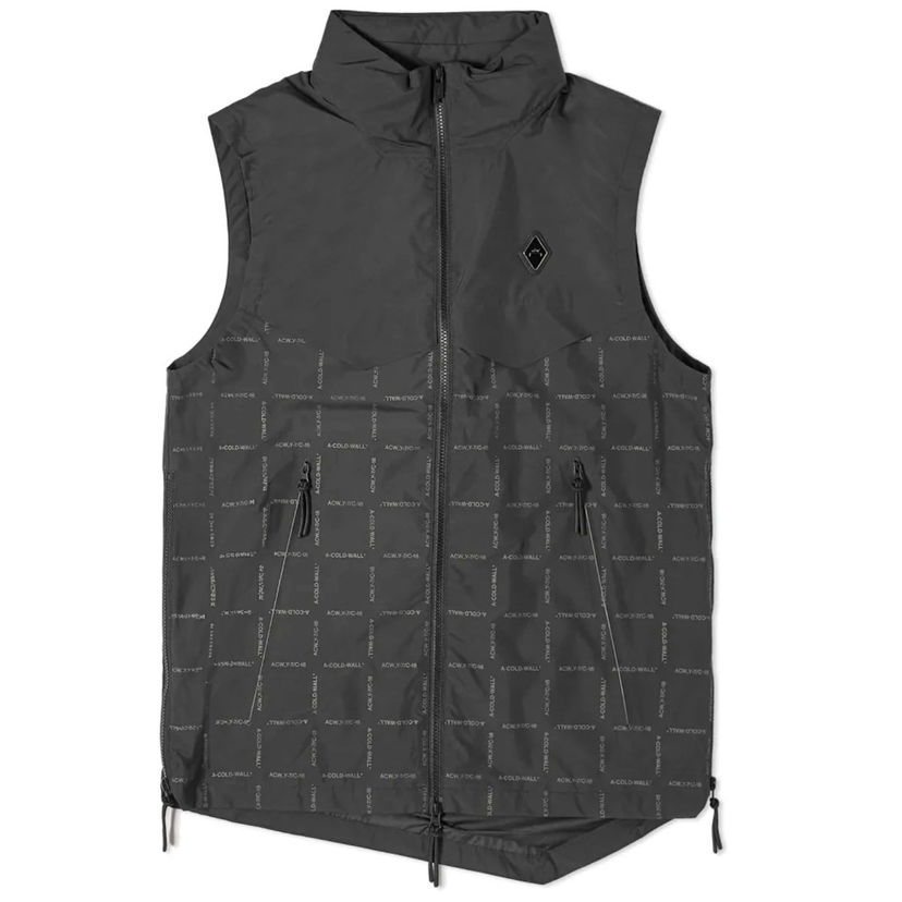 Villapaita A-COLD-WALL* Grisdale Storm Gilet Vest Harmaa | ACWMO146-BLK