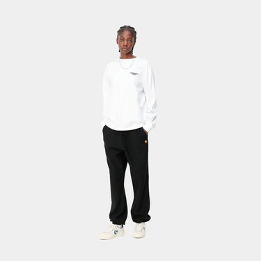 Verryttelyhousut Carhartt WIP American Script Sweat Pant Musta | I032328_89_XX, 3