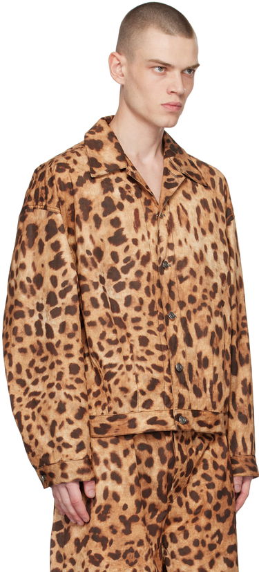 Takki We11done We11done Allover Print Jacket Ruskea | WD-JK1-23-245-U-BR, 1