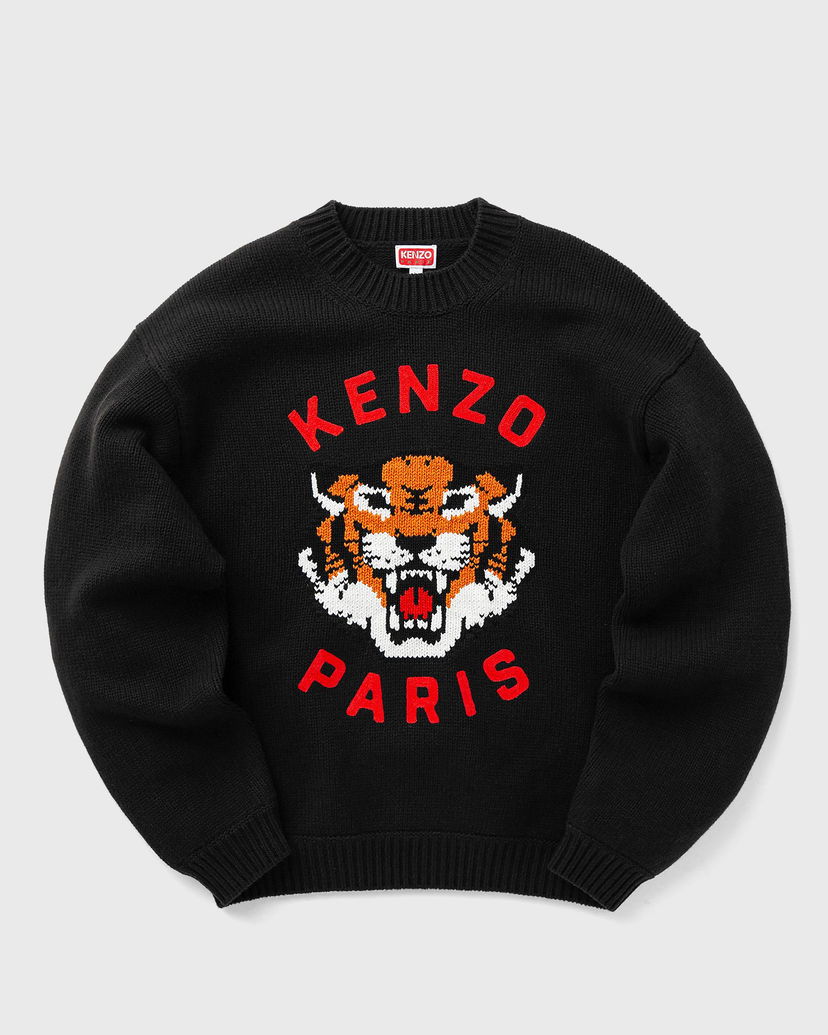 Villapaita KENZO RWS LUCKY TIGER JUMPER men Musta | FE68PU4773LH.99J
