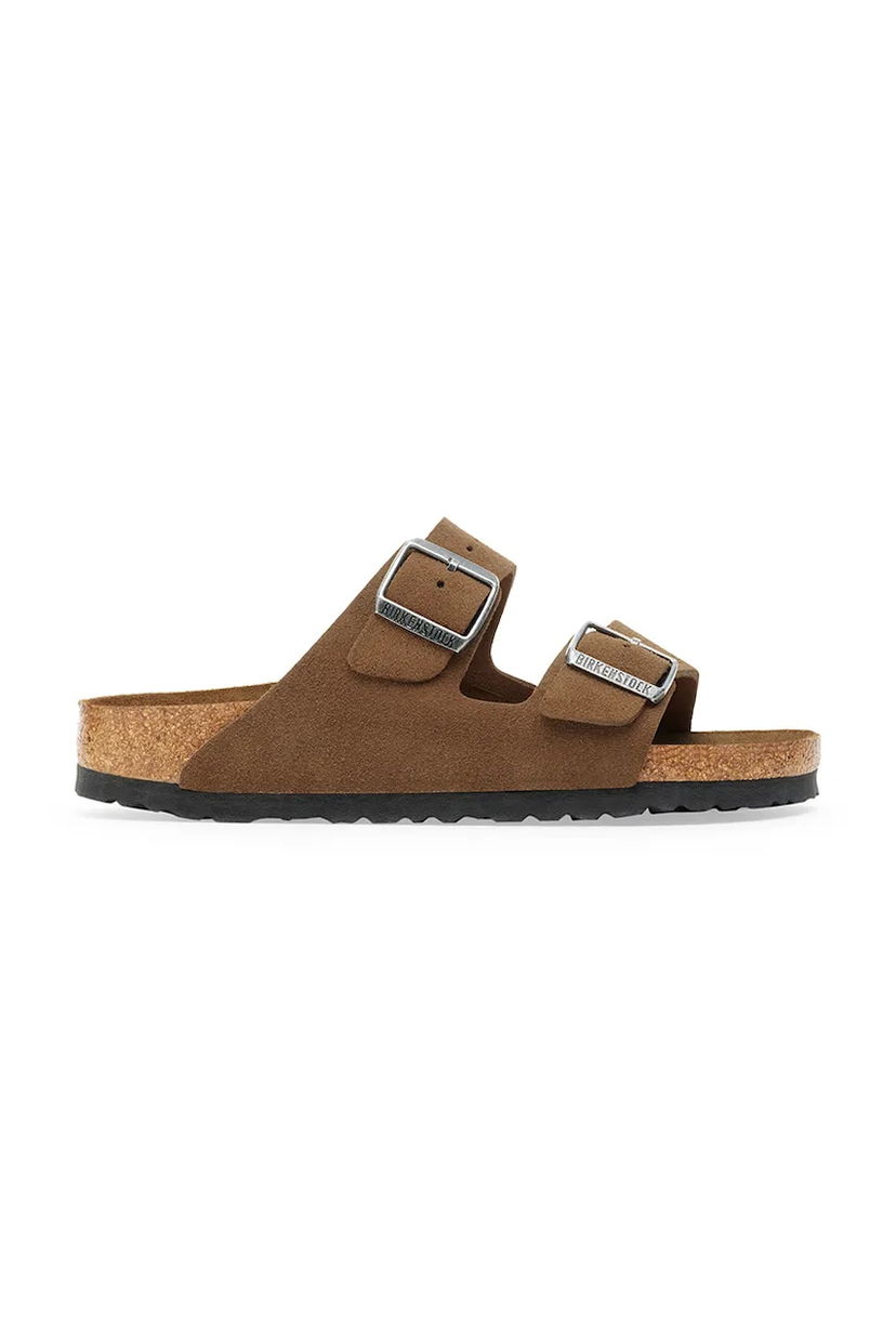 Tennarit ja kengät Birkenstock Birkenstock Arizona Suede Slides Ruskea | 1030865