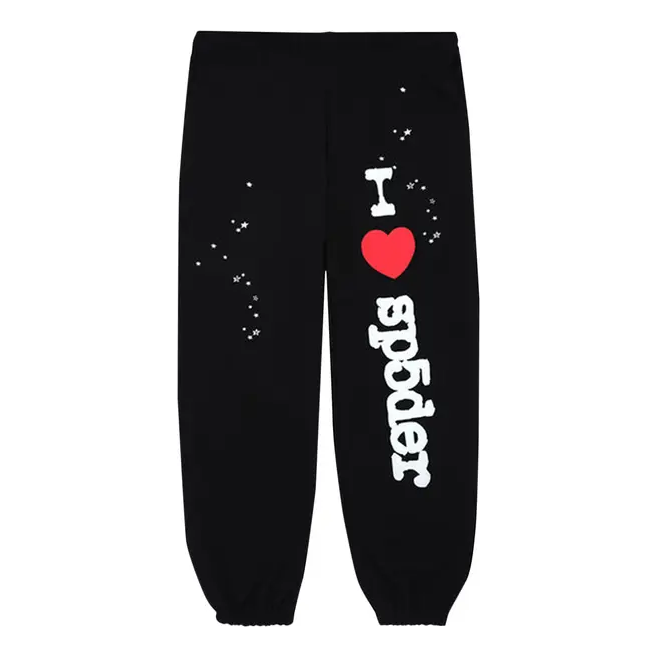Verryttelyhousut Sp5der Sp5der Souvenir Sweatpants Musta | 2406-1FW230204SS-BLAC