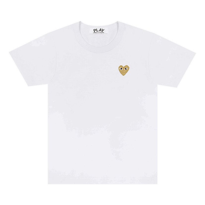 T-paita Comme des Garçons PLAY Heart T-Shirt Valkoinen | AZ T215 051 4